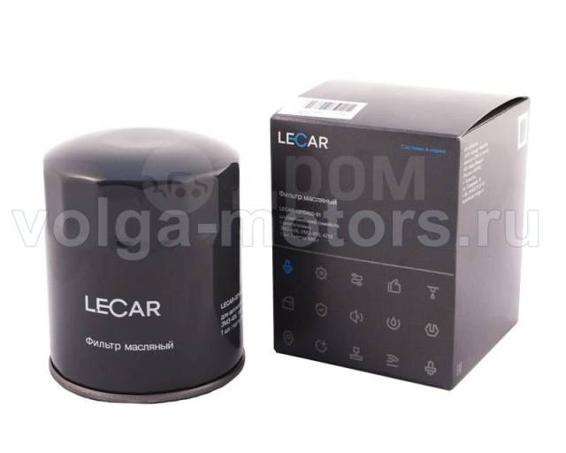 Фильтр масляный дв. 405, 406, 409, 4216, 4213, 4215 LECAR, арт. LECAR-0210402-01
