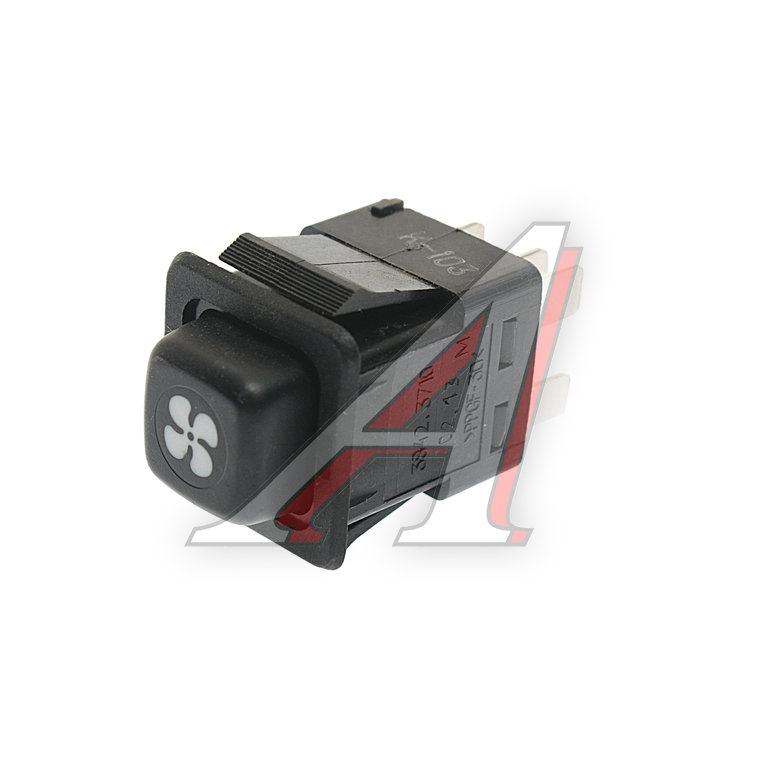 Выключатель вентилятора отопителя ГАЗ 3309,33081 (4 контакта), арт. .3842.3710-02.13М