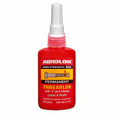Герметик АБРО красный (50 мл) для резьбовых соединений, арт. TL-571