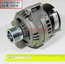 Генератор дв. 406, 405, 409 (14В, 120А), арт. 7702.3701000-0