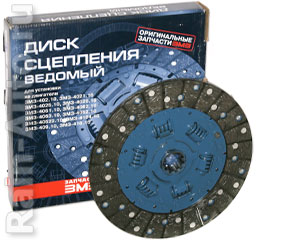 Диск сцепления ведомый дв. 406, 405, 409 (ЗМЗ), арт. 4063.1601130-04