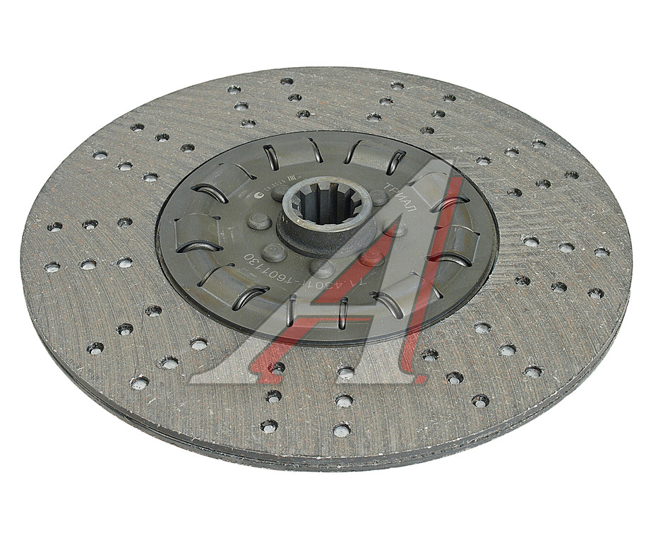 Диск сцепления ведомый дв. ММЗ 245.7 ступица d=40мм (Оригинал), арт. 4301-1601130-01