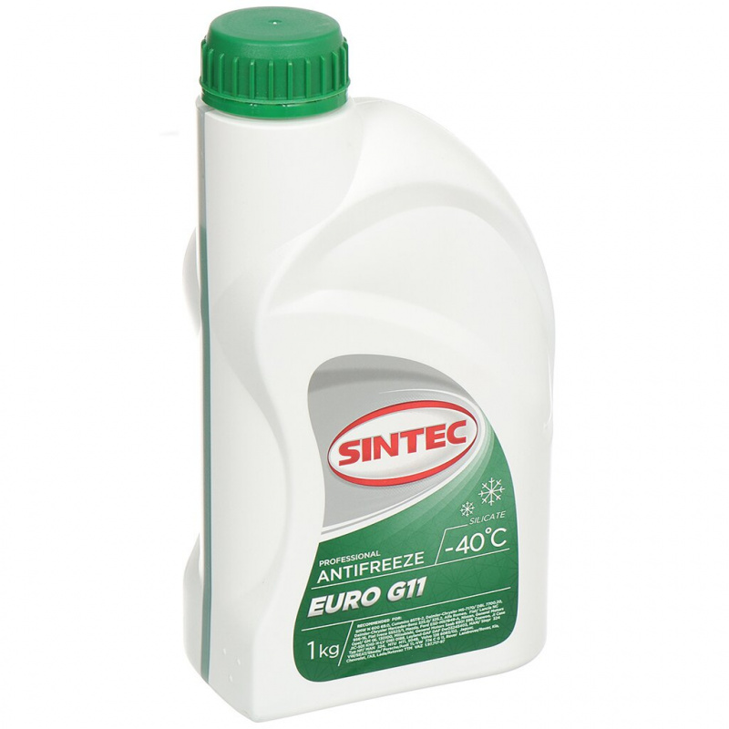 Антифриз Sintec Euro (Зеленый) 1 кг ФАСОВКА