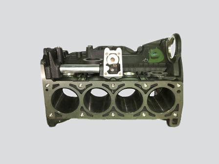 Блок цилиндров с крышками коренных подшипников, арт. 406.1002010-40
