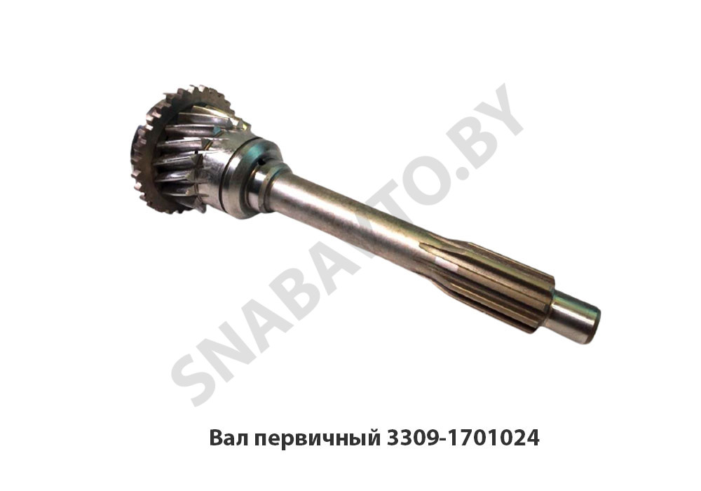 Вал первичный КПП ГАЗ 3309,33081 (оригинал), арт. 3309-1701024