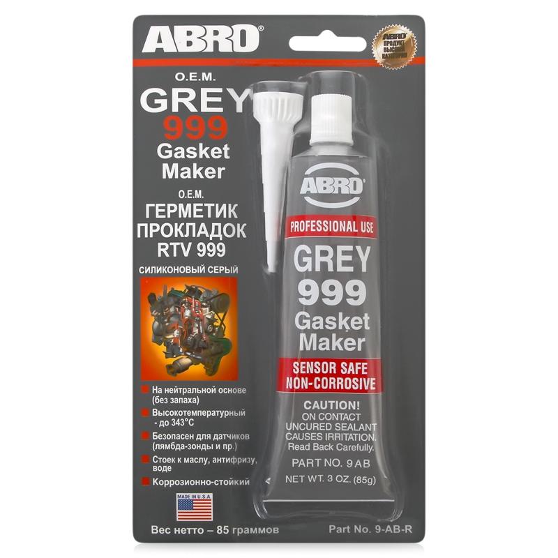 Герметик АБРО серый 85г, арт. 9-AB