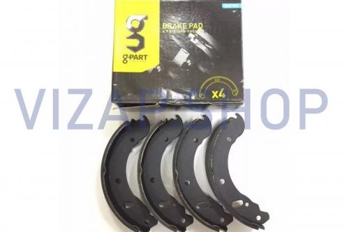 Колодка Газель, Газель Next, Соболь заднего тормоза (комплект) G-Part, арт. GP.11520017