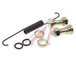 Палец опорный колодок тормоза ГАЗ 3309 комплект (2 палец, 2 гайка,2 эксцентрик+ пружина), арт. 4301-3501068 (к-т 2)