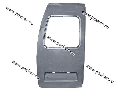 Дверь задка Газель Бизнес левая н/о с окном (сварка), арт. 2705-6300015