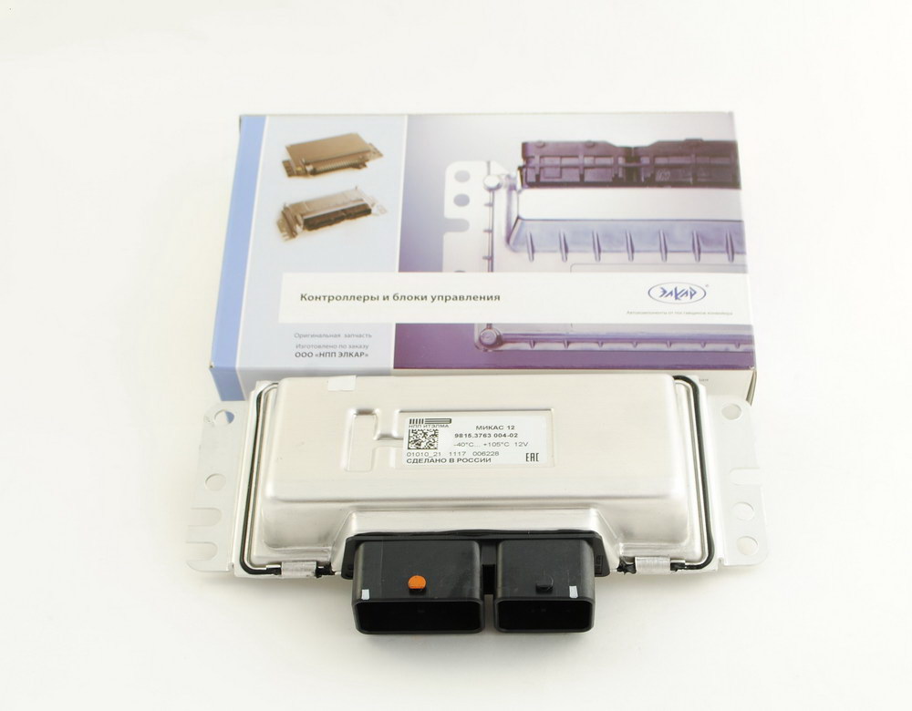 Блок управления двигателем Газель, Соболь 4*4 дв. EVOTECH 2.7л Евро-IV (без датчика фазы), арт. 9815.3763004-02