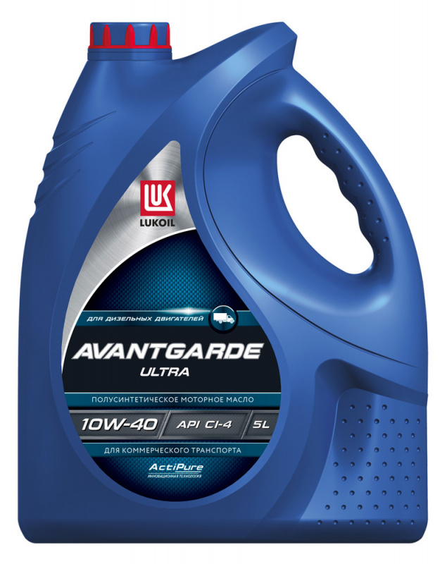Масло моторное Лукойл Авангард Ультра п/с 10W40 CI-4/SL 5л, арт. 10W40.CI-4/SL.5л