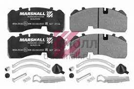 Колодка Лиаз переднего тормоза (Marshal) , арт. M2629306